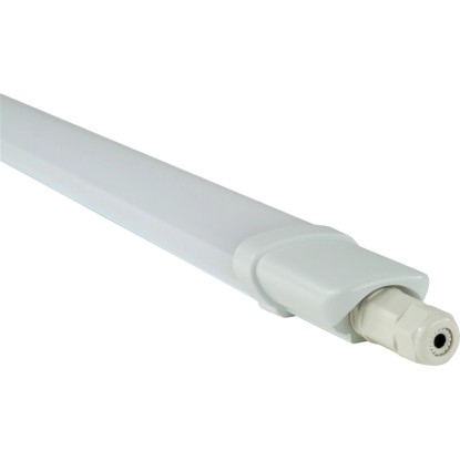 REV LED stropna svetilka za vlažne prostore Super Slim 70 cm bela