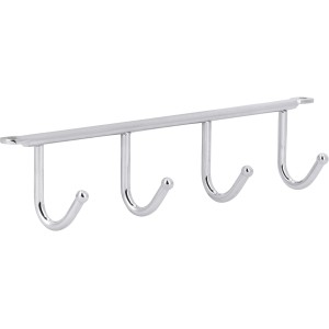 Siro Letev s kljukami 2081DM Kovina Krom Sijajni Dolžina 272 mm 4 kljuke