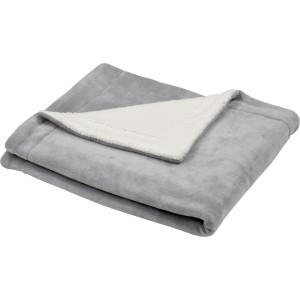 Odeja iz flisa Sherpa 150 cm x 200 cm Temno siva