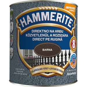 Hammerite Efekt lak za kovino Hammered rjava 2,5 l