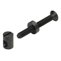 Hettich Vezno okovje s tečaji M6 x 50 mm jeklo počrnjeno 8 kosov