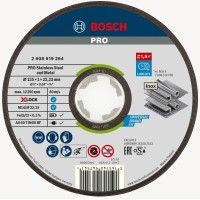 Bosch X-Lock Rezalna plošča Expert za nerjavno jeklo in kovino Ø 125 mm