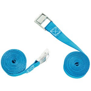 LUX-TOOLS Pritrdilni jermen s sponko 2 kosa 25 mm x 2,5 m