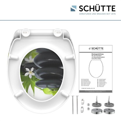 WC-deska Schütte Jasmin duroplast avtomatsko spuščanje hitro odpenjanje