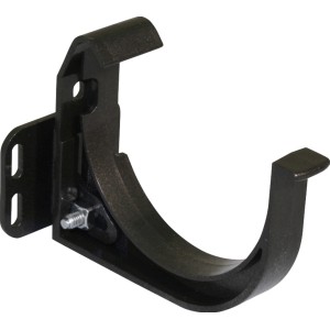 Marley Držalo za žleb nastavljivo DN 75 antracitne kovinske barve