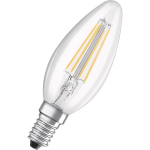 LED-žarnica v obliki sveče E14/4 W (470 lm) Topla bela