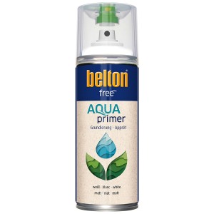 Belton Free PU-lak na vodni osnovi Temeljni premaz Bela mat 400 ml