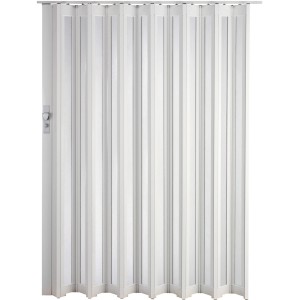 Zložljiva vrata Larya steklo bela sijajna 84 cm x 205 cm