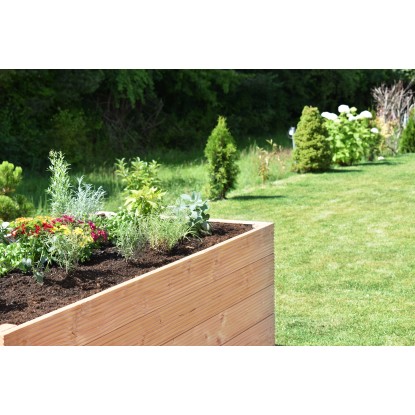 Visoka greda 72,5 cm x 150 cm x 70 cm Duglazija