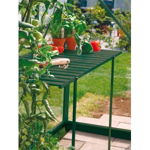 Aluminijasta miza Zelena 120 cm x 56 cm Zelena zložljiva