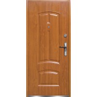 O.K. Doors Zunanja vhodna kovinska vrata RA40 zlati hrast 90 leva