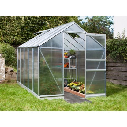 Vitavia rastlinjak Apollo 6200 HKP 6 mm Aluminijasto-prazen 6,2 m² s temeljem