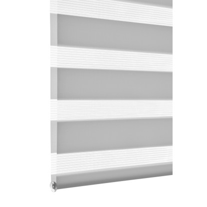 Gardinia Easyfix dvojni rolo z montažno tirnico 120 cm x 150 cm siva