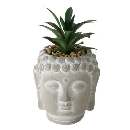 Boltze Lončnica Zenya 4 vrste sortirano 17 cm x 13 cm x 17 cm siva