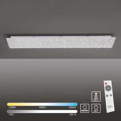 LED stropna svetilka Sparkle Zvezdnato nebo 100 cm x 25 cm, 2700 - 5000 K