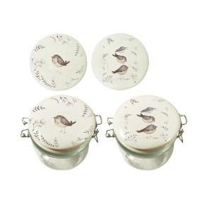 Boltze Kozarec za shranjevanje Kamina 2 vrsti sortiran Ø 11 cm x 13 cm