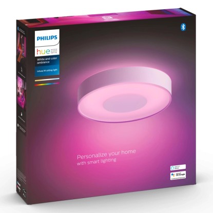 Philips Hue Stropna svetilka White & Color Ambiance Infuse M Bela 2400 lm