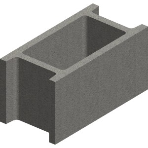 Premac Opažni zidak gramozni beton 15 cm x 25 cm x 50 cm