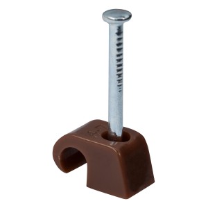 OBI Objemke za kable Ø 4 mm - Ø 7 mm 15 kosov Rjave