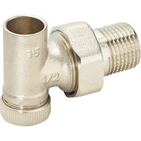 Cevni priključek za radiator Kotna oblika 21 mm (R 1/2) x 15 mm
