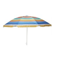 Redcliff Senčnik za plažo s preklopom Ø 170 cm črtasti
