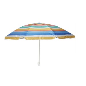 Redcliff Senčnik za plažo s preklopom Ø 170 cm črtasti