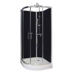 Aquaart Tuš kabina Hana 80 cm x 80 cm polkrožna