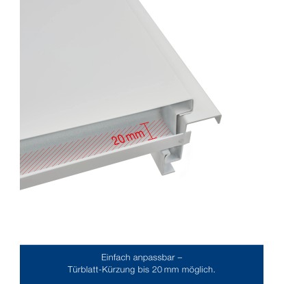 Hörmann Notranja kovinska vrata ZK bela desna 875 mm x 1875 mm