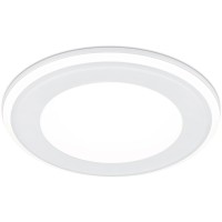 Trio Vgradni reflektor LED Aura 10 W 1040 lm bela mat