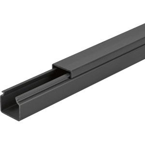 Kabelski kanal 15 mm x 15 mm Antracit Dolžina 2 m