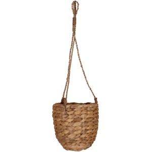 Viseče svetilo iz vodne hijacinte Ø 14 cm x 14 cm naravne barve