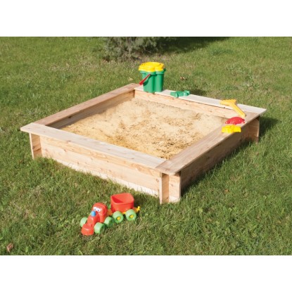 Peskovnik Sestavni komplet smrekov les 120 cm x 120 cm FSC®