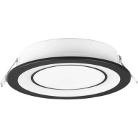 Trio Vgradni reflektor LED Core 10 W 1040 lm črn mat