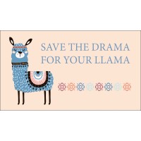 Dekorativna plošča Lama Slogan 27 cm x 15 cm
