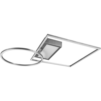 Trio LED stropna svetilka Downey nikelj mat CCT 2700 K-6500 K