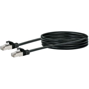 Mrežni kabel CAT 6 (SF/UTP) Schwaiger vtič RJ45 > vtič RJ45 1 m Črn
