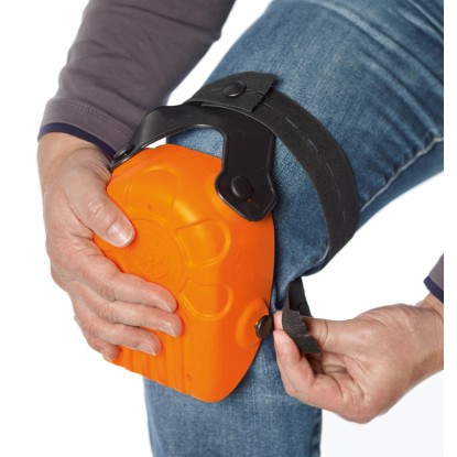LUX-TOOLS Ščitnik za koleno z zglobom Comfort Oranžen