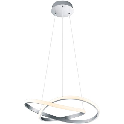 Trio LED stropna svetilka Course mat nikelj z 1-spotom 27 W