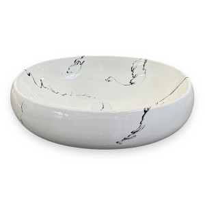 Aquaart Nadpultni keramični umivalnik Bonnie 590 mm x 410 mm x 160 mm