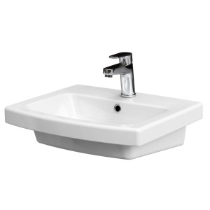 Cersanit Umivalnik Easy 50 1 OTW BOX (K102-012) 50 x 13,5 x 43 cm