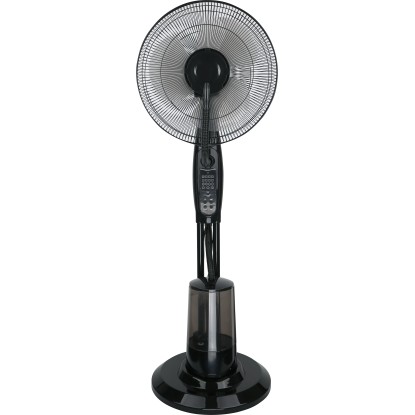 Stoječi ventilator SV 75-43 s funkcijo ustvarjanja meglice Ø 43 cm črn