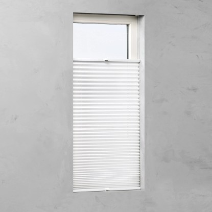 Cocoon Dnevna plise zavesa 20 mm bela 90 cm x 130 cm