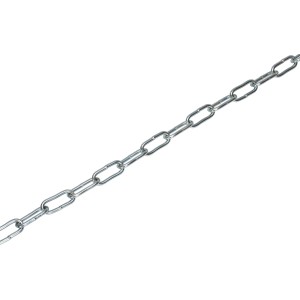 Okrogla jeklena veriga pocinkana Ø 5 mm (C50) metrsko blago