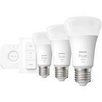 Philips Hue 3-delni začetni komplet E27/9,5 W 3 x 1050 lm Topla bela s stikalom