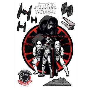 Komar Stenske nalepke Star Wars First 70 cm x 50 cm