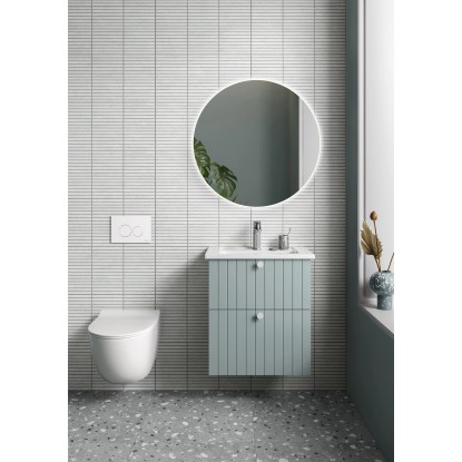 Stenska ploščica Materia Kitkat kamenina bela mat 30 cm x 60 cm