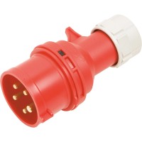 CEE vtič 5-polni IP44 16 A rdeč