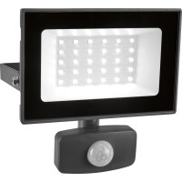 LED-reflektor 30 W s senzorjem siv