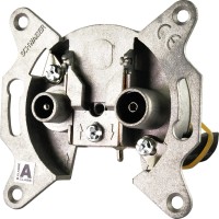 Schwaiger Antenska prehodna vtičnica 2 odprtini