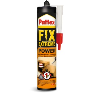 Pattex Univerzalno montažno lepilo Extreme Power Fix bela 385 g